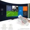 MICE Voice Remote Control 2.4G draadloos mini -achtergrondverlichting Toetsenbord met IR Learning Air Mouse voor Gyros Google Assistant