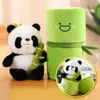 Plush Dolls Panda Bamboo Plush Stuffed Doll Soft Animals Children Toy Pillow Cartoon Kawaii Dolls Girls Kids Lover Gifts Home DecorationL2404