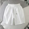 Men's Shorts New fashion mens shorts summer beach pants casual running sports long womens straight H240424