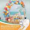 Party Decoration 2Pcs/4Pcs Balloon Arch Garland Decorating Strip Kit Glue Point Dots Stickers For Wedding Decorations