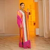 Casual jurken African Style vrouw losse jurk batwing mouw tassel vestido print mode maxi