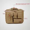 Militär ryggsäck Taktisk molle nylon messenger axelväska bärbara handväskor portfölj utomhus multifunktion klättring väska 240412