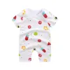 One-Pieces 2023 Sommer Baby Jungen Mädchen Mode Ha Kleidung Neugeborene Babyklettern Kleidung Marken Baby Mädchen Strampler Säugling Kostüme Pyjama