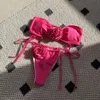 2024 Summer Mujeres Bikinis sin tirantes Brasil Bíqui Bíqui Traje de Bano Mujeres sólidas Dos piezas Traje de baño traje de baño Weachwear 240424