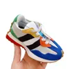 Kid baby Designer Sneakers Spring summer Children Outdoor Sport Leather Breathable lace-up patchwork Shoes Boys Kids Girls Small Waist Casual Shoes Fashion Sneaker