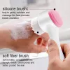 Scrubbers Face Pinsel Handbuch Gesichtsbereinigung Hautpflege Silikon Gesichtsbehebung Dual Gesichtswaschpinsel Tiefes Porene Peeling Make -up Massage