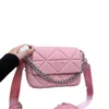 Lingge Chain Classic Fashion Small Square Nieuwe forens veelzijdige schouder Crossbody Exquise Dames Bag