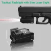 Lights 500 Lumens Gun Light Weapon Light Laser Sight Combo Pistol Light with Red/Green Laser Tactical Flashlight Gun Flashlight Airsoft