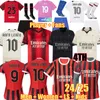 23 24 24 AC Pulisic Soccer Koszulki Milans 4th Bennacer Adli Giroud Player Football Shirt Rafa Leaa Theo Kalulu Chukwueze Tomori Musah Long Sleeve Men Kit Kids Kids