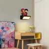 Lampa ścienna LED 220V110V oświetlenie wewnętrzne dla dzieci sypialnia nocna salon kuchnia balkonowy przejście schodowe łazienka