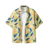 Chemises décontractées pour hommes Summer Men Street Daily Shirt Hawaiian Floral Imprime