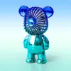 Other Appliances USB Mini Cute Cartoon Bear Fan Power Supply Handheld Portable Fan Convenient for Home Office Outdoor Small Fan Gifts J240423