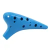 Instrumento Ocarina Resina plástica Alto Cunindo novo Instrumento infantil para iniciantes adultos de flauta multicolor de 12hole