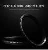 Filters Dynamic ND2400 Filter 52mm 58mm 62mm 67mm 72mm 77mm Slim Fader Variable ND Lens Filter Justerbar ND2 till ND400 Neutral densitet