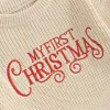 Sweaters ma&baby 624M Christmas Newborn Infant Baby Girl Boy Clothes Xmas Costumes Fall Winter Long Sleeve Letter Knit Pullover Tops