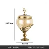 Бутылки для хранения Nordic Light Luxury Glass Sugar Pot Villa Coffee Swat Retro Декоративные украшения.