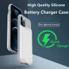 Estojo de bateria inteligente para iPhone 14 13 12 11 Pro Max portátil Power Bank Charging Charger Cover para iPhone XS Max XR 7 8 Plus SE2