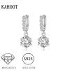 Boucles d'oreilles S925 Silver Moissanite Pendre pour femmes Boucles d'oreilles décontractées Small Simple Gentle Style Gift Saint-Valentin pour petite amie et femme