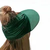 Berets Fashion Elastic Регулируемая полная кепка Sun Hat негабаритная края спорта