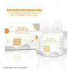 Enhancer Bimirth S5005 Reusable Microwave Sterilizer Bags Steam Sterilization Bags for Baby Bottles Breast Pump Teethers Pacifiers 16pcs