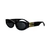 Männer Frauen Sonnenbrille 23 Sonnenbrillen Mm Buchstaben Frauen Teller modische schwarze Gold Sonnenbrille Katze Augen SMU11W Chenel