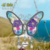 Butterfly Wind Chime Dekoration handgefertigte Gartenheize Mütter Tag Geburtstag Geschenke Party Dekoration 240424