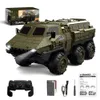 Electric/RC Car 9510e Remote Control Military Truck 1 16 6WD 2.4GHZ Army Truck High Speed 30km/h Rc Car Toys Gifts For Kids 240424