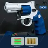 Jouets d'armes à feu Magnum ZP-5 357 Revolver en alliage long La balle douce peut être tirée Pistol Boy Simulation Toy répétiver Pistoll2404