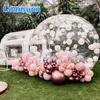 Палатки и укрытия Connsann Intladatable Bubble House с вентилятором 13 -футовой диаграммы Dia Balloon Dome for Kids Party Настройка