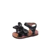 Meisjes sandalen mode prinses klassiek baby meisje kinderen zomer kinderen zoete schoenen zacht 2130 bowknot 240415