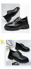 Casual Shoes Men's Leather Comfort Black Formal Oxfords for Men Lightweight Office