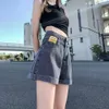 2024 NY Sweet Cool Style Summer Wear High midje denim Shorts Women's Loose and Slim Straight Middle Pants 5/4