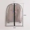 Gravestones 35 1/2/4/10/15pcs Transparent Clothes Garment Suit Cover Bags Wardrobe Clothes Storage Dustproof Hanger Storage Travel Organizer