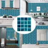 Wandstickers Home Decor Zelfklevende mozaïeksticker Tegel Driedimensionale poster 30 stks keuken badkamer waterdichte klassieker