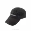 Designers de casquette de baseball chapeaux luxurys sport style baseballcaps chapeau cadeau blnciaga chapeau de logo impliqué - détruit noir wl