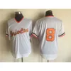 Baseball jerseys geborduurde Jersey -versie, Orioles Team Sports Training Jersey, grote hoeveelheid voorkeur