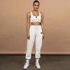 Designer Brand pour femmes survêtements de piste pour le nombaring nombaring pantalon de cantral à deux pièces de fitness sportif de randonnée de jogging de jogging