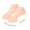 Herramienta 2/4pcs calcetines de cuidado del pie de silicona anti grietas calcetines gel humectante piel muerta eliminación del protector de alivio herramienta de pedicura