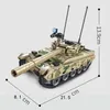 Battle Tank Vehicle Model Bloks Zestawy Kids Educational Toys Prezent