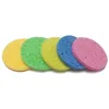 5pcs Nettoyage Sponge CELLULOSE Compress Puff Wood Pulp Exfoliator Soft Face Wash Pad Nettoyage