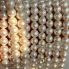 Colliers 2023 Collier de perles pour femmes blanches 1112 mm fine lustre presque rondes perles 925 Bijoux en argent sterling bijoux de mariage cadeau