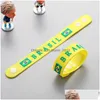 Other Festive Party Supplies 2022 Qatar Bracelet Sile Flag Wristband 32 Countries Wrist Band Drop Delivery Home Garden Dhr3P