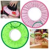 Boinas Protección de la oreja Sombreros de baño Saño elástico Proteger Baby Shampoo Gat gorro Ajustable Lavado Piel Escudo para niños Niños Niños
