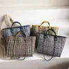 Bolsos de hombro bolsos de lujo diseñador marca casual gran capacidad de lana de lana de ocio