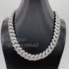 Bussdown المجوهرات الفاخرة Hip Hop Cupan Rink Chain S925 Man Necklace Men VVS Moissanite