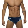 Suits Big Pouch Bathing Suit Fashion Mens Solid Swim Briefs Sexy Low Waist Bikini Swimwear Nylon Male Sport Beach Board Surfing Trunks