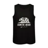 T-shirt per canotte da uomo zia orso !!!Top Gym Clothes for Man maschio in cotone ad asciugatura rapida