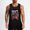 Tanques masculinos Música Vintage Retro, eles vivem Halloween Holiday Top Shert Shert Gym Man Man Bodybuilding Men