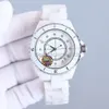 Regarder les femmes Channel Ceramics Automatics mécaniques montres 38 mm Sapphire Lady Lumineuse Wristwatch imperméable Montre de Luxe CCITY