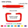 Decompression Toy 8PCS/Pack Rainbow Pop Tubes Fidget Toys Sensory Toy for Stress Anxiety Relief for Children Adults Learning Toys Brinquedos Gifts d240424